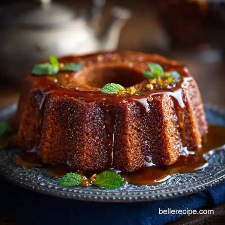 The Dark Rum Treacle Spice Cake A Grand Mariner