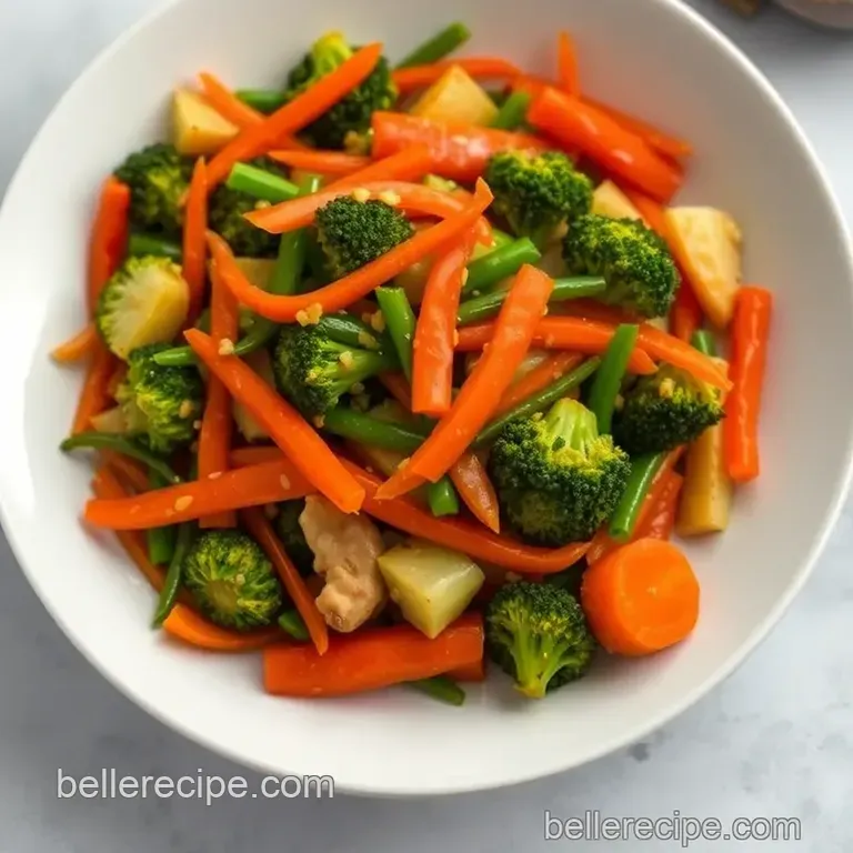 Stir-Fried Veggie Medley: Mastering the Wok with Ease presentation