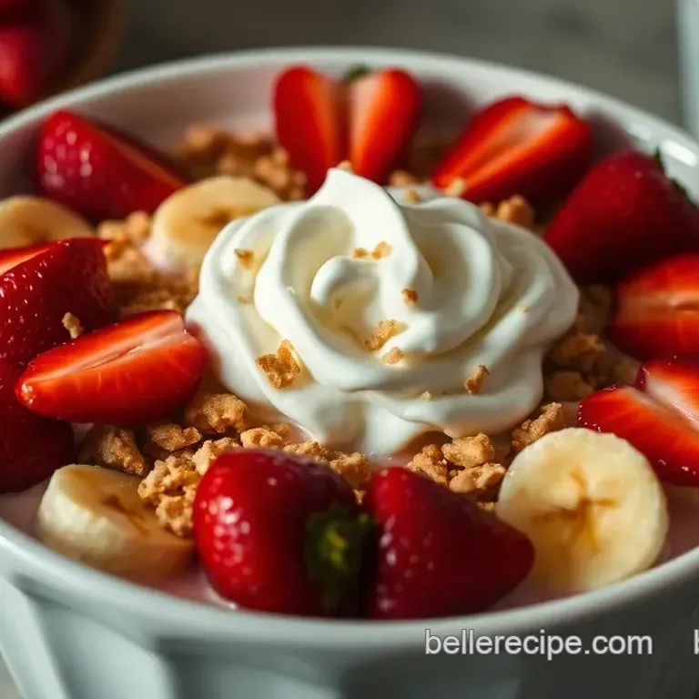 Strawberry Crunch Banana Pudding Delight