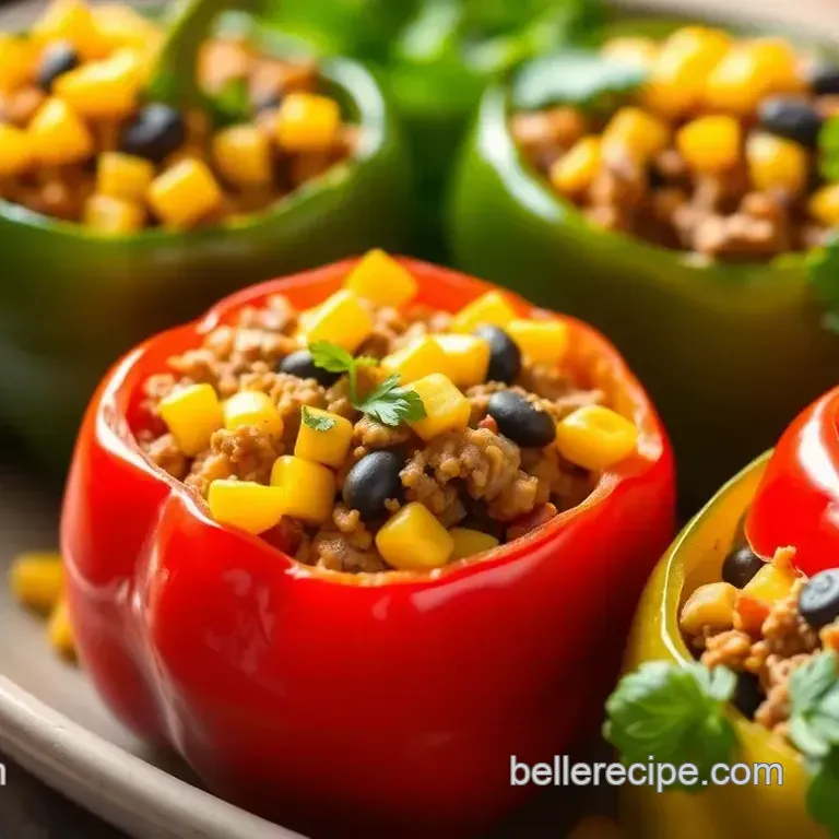 Stuffed Bell Peppers Without Rice
