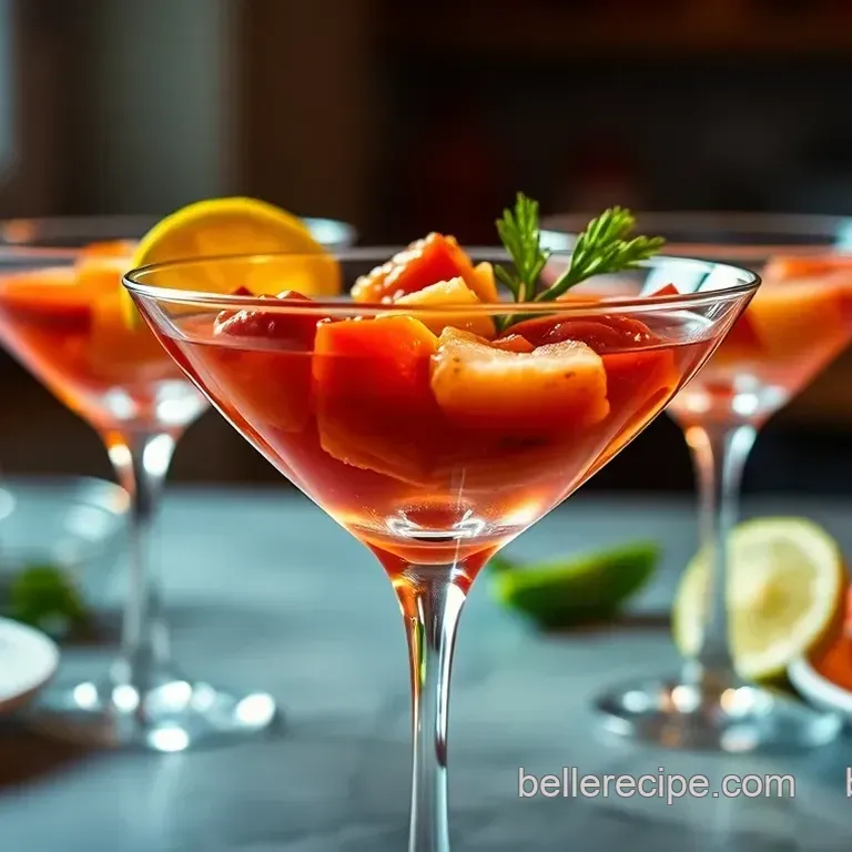 Stylish Sips: Classic Cocktails in Stemless Martini Glasses
