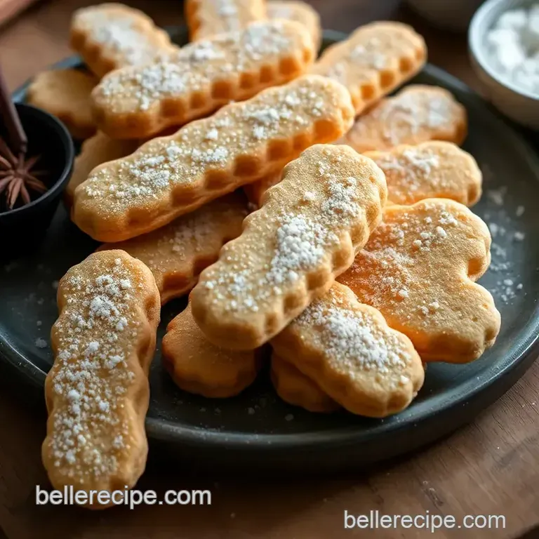 Sumptuous Spiced Lady Fingers: A Delightful Twist on Classic Biscuits presentation