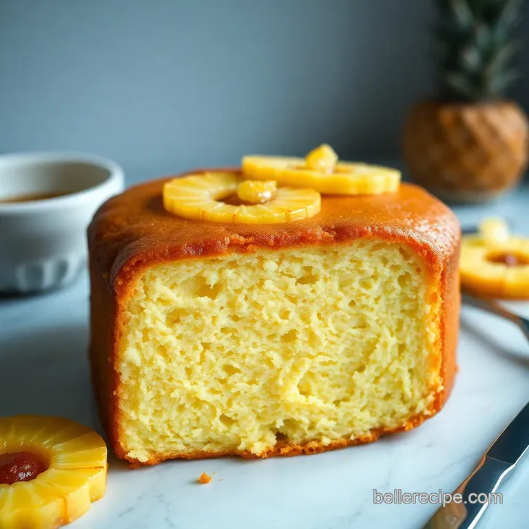 Sunshine Pineapple Cake Effortless Tropical Delight