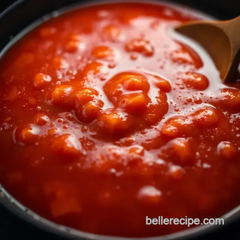 Sweet and Spicy Honey Pepper Sauce presentation