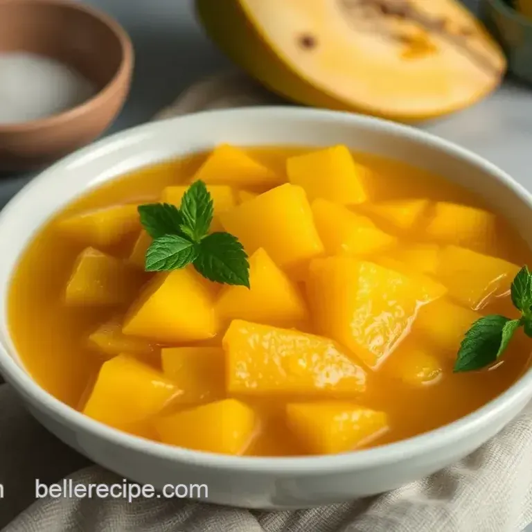 Sweet and Sunny Mango Syrup