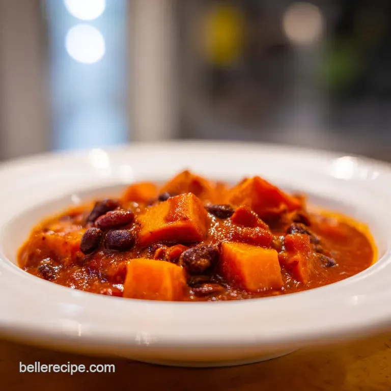 Smoky Sweet Potato Black Bean Chili