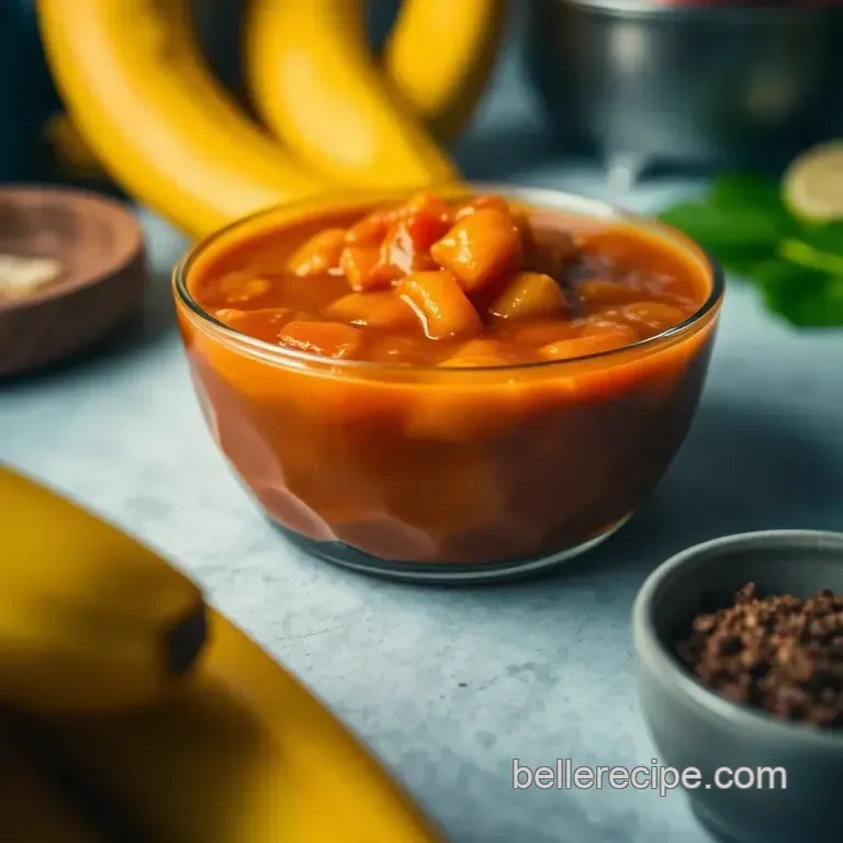 Sweet &amp Savory Banana Ketchup presentation