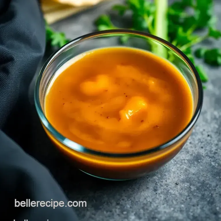 Sweet & Tangy Homemade Duck Sauce presentation