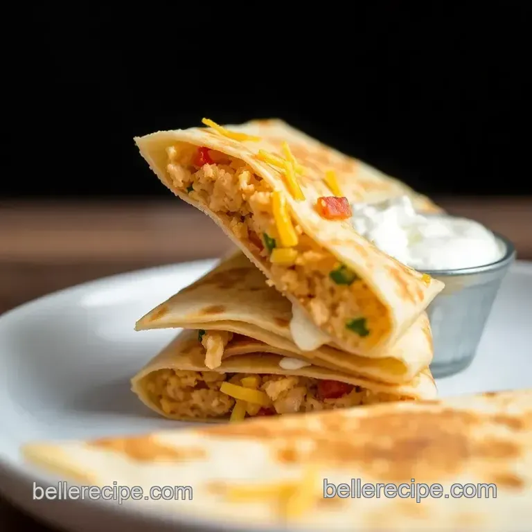 Taco Bell Chicken Quesadilla Recipe presentation