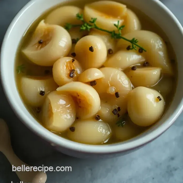 Tangy-Fresh Pickled Garlic: a Zesty Jar of Goodness presentation