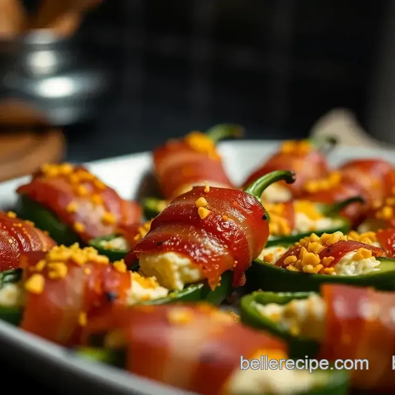 Tex-Mex Armadillo Eggs: Spicy Stuffed Jalapeños Wrapped in Bacon