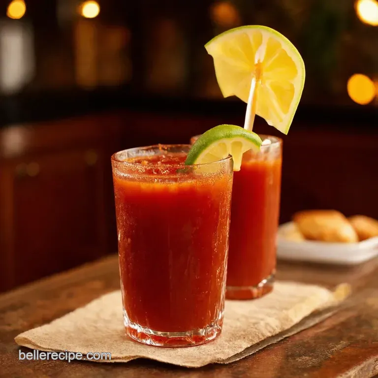 The Bloody Brilliant Bloody Mary presentation