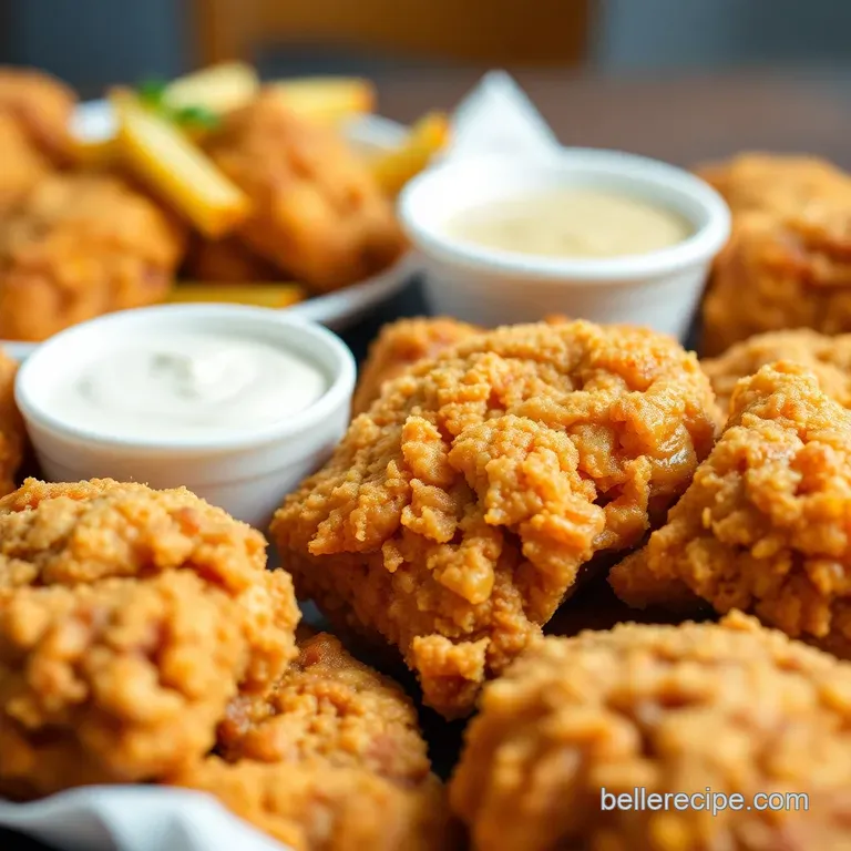 The Crispiest Buttermilk Fried Chicken presentation
