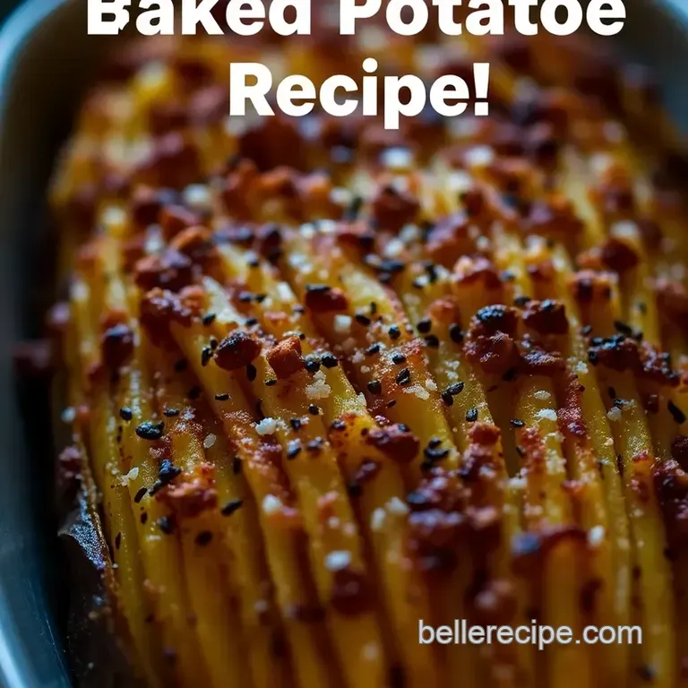 The Fluffiest Crispiest Baked Potato (Ever!) presentation