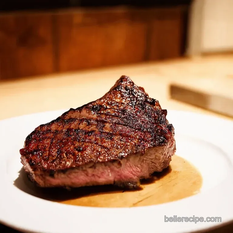 The Perfect Pan-Seared T-Bone Steak presentation