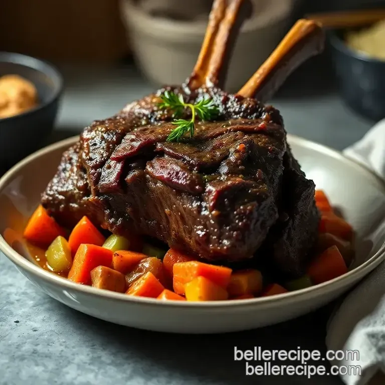The Queen s Braised Short Ribs presentation