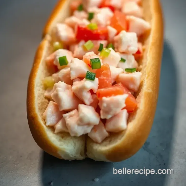 The Quintessential New England Lobster Roll presentation