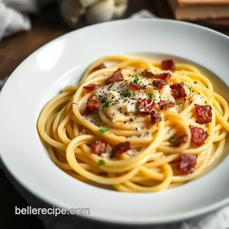 The Real Deal Carbonara: Roman-Style Comfort Food presentation