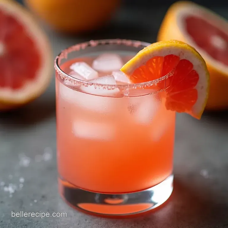 The Ruby Sparkler Grapefruit French 75