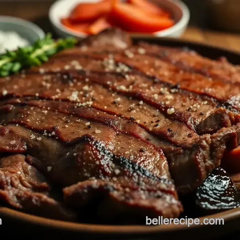 The Texas Tuxedo: Smoked Brisket Perfection