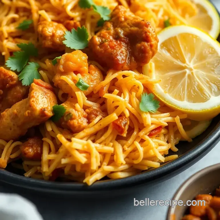 The Ultimate Chicken Biryani presentation