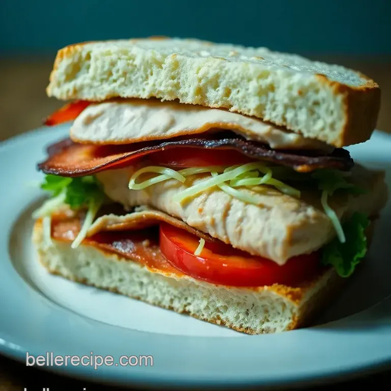 The Ultimate Club Sandwich presentation