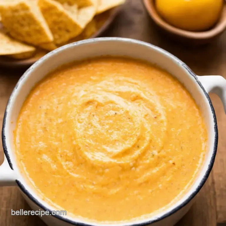 The Ultimate Creamy Dreamy Queso Dip presentation