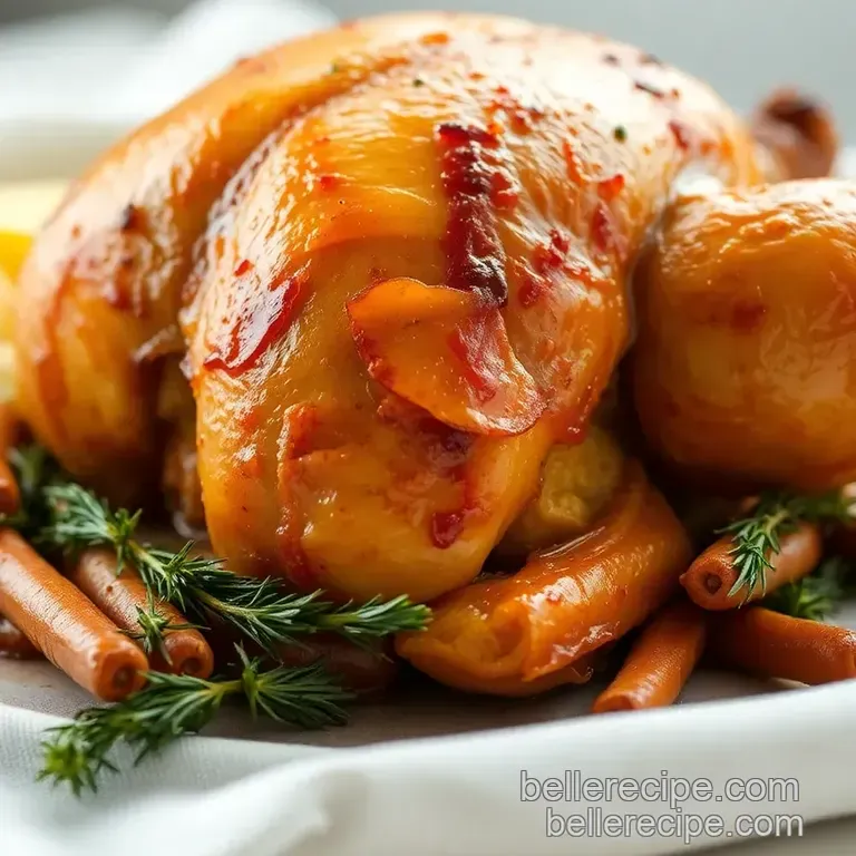 The Ultimate Crispy-Skinned Rotisserie Chicken presentation