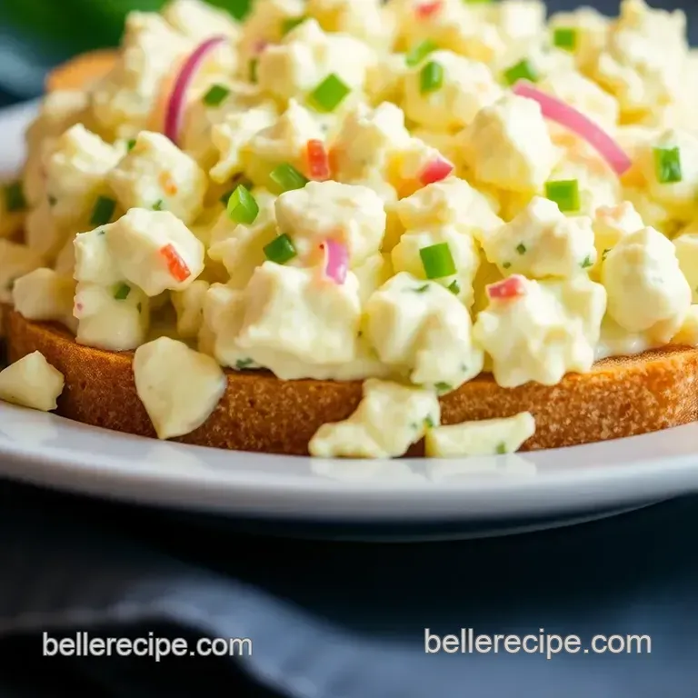 The Ultimate Egg Salad Sandwich presentation