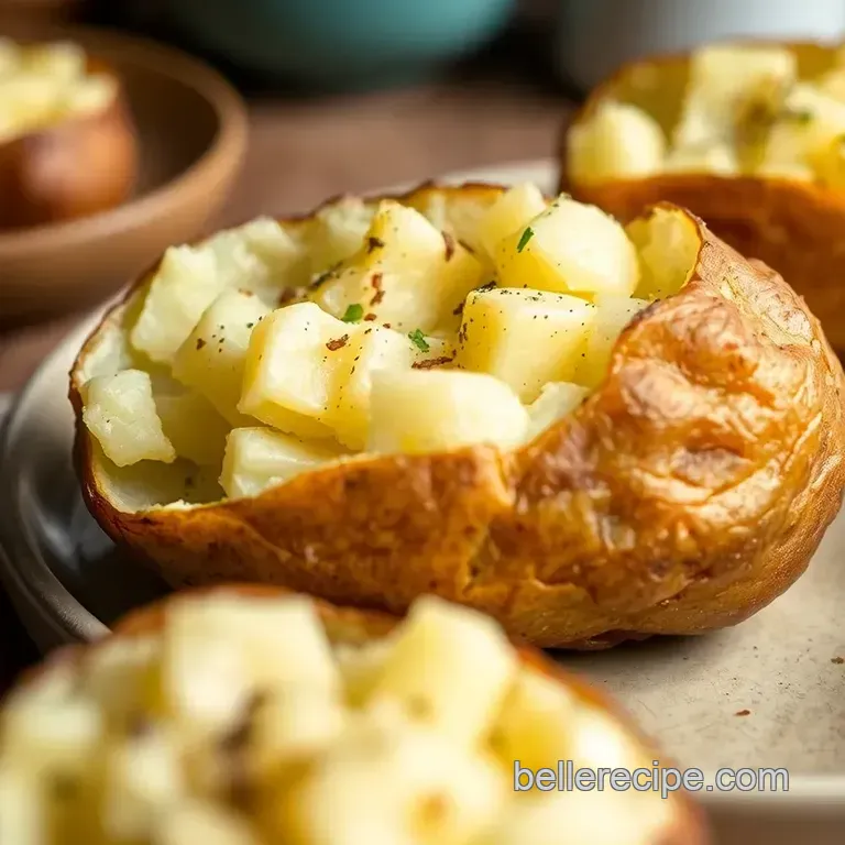The Ultimate Guide to Baked Potatoes: Fluffy Inside Crispy Skin! presentation