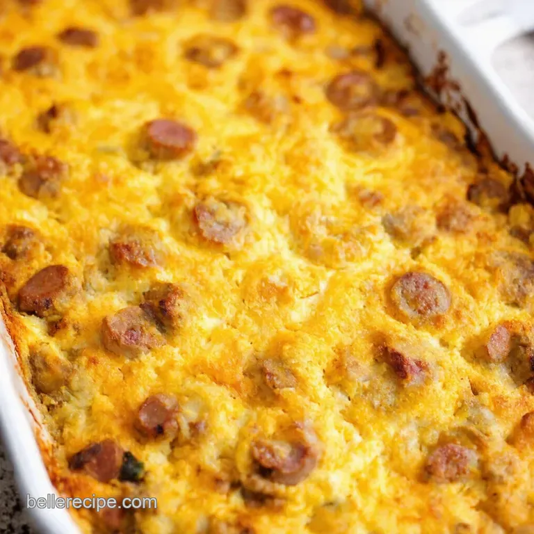 The Ultimate MakeAhead Sausage Egg Cheese Casserole presentation
