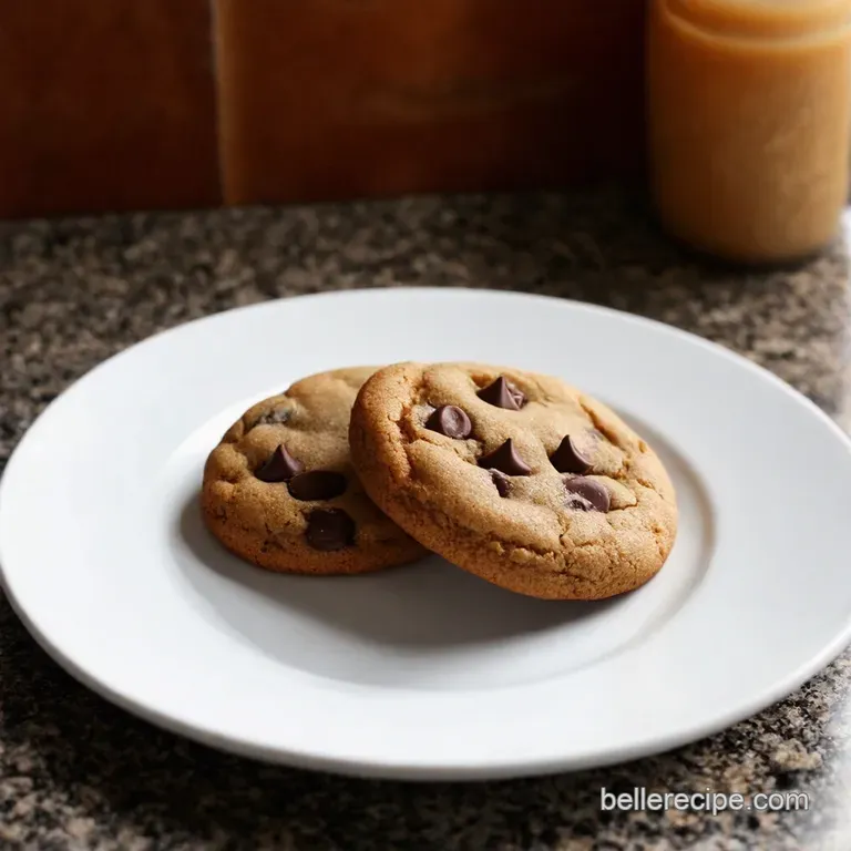 The Ultimate Salted Caramel Chocolate Chip Cookies presentation