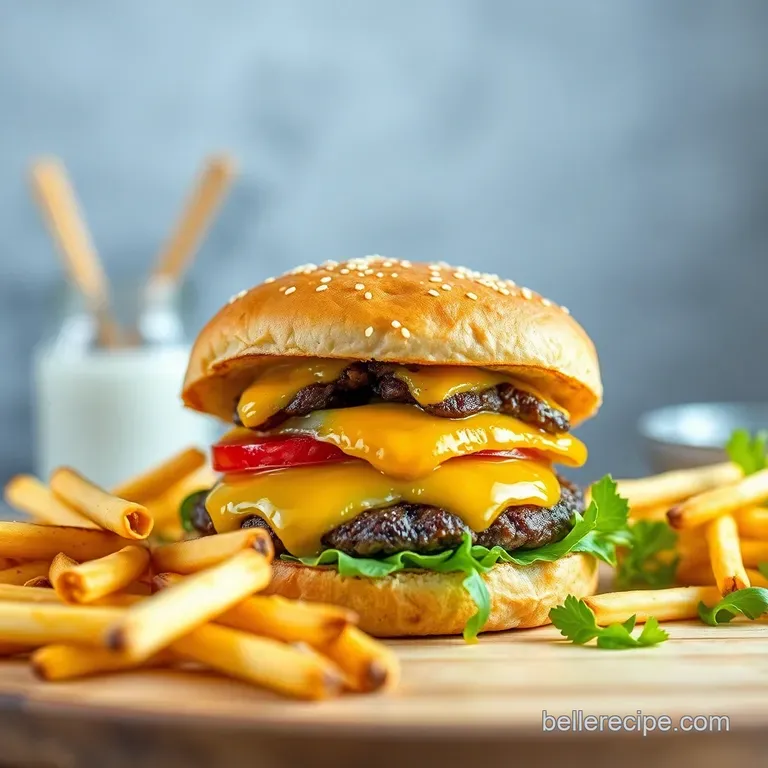 The Ultimate Smash Burger: Crispy Edges  Juicy Center  Maximum Flavor
