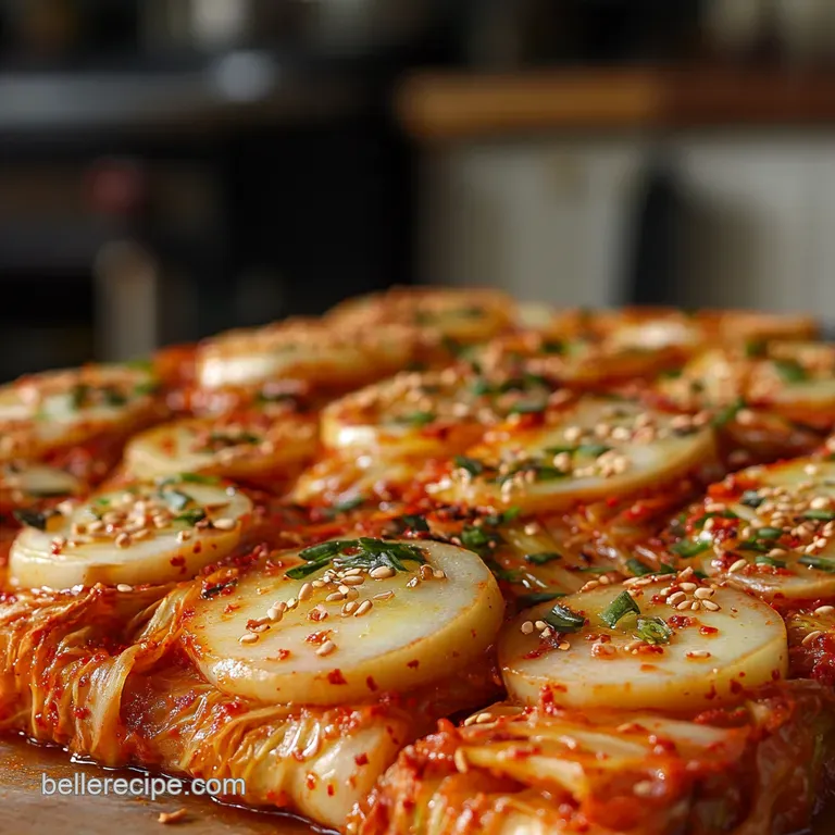 The Ultimate Umami Bomb Chefs Vegan Kimchi presentation