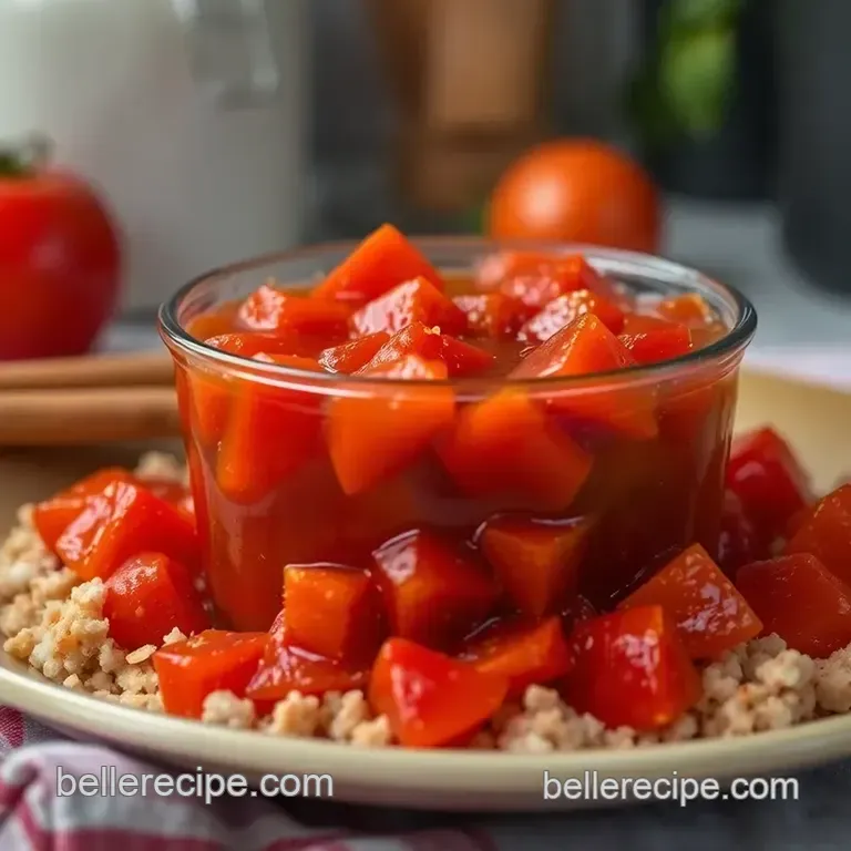 Tomato Preserve Jam: A Savory-Sweet Delight presentation