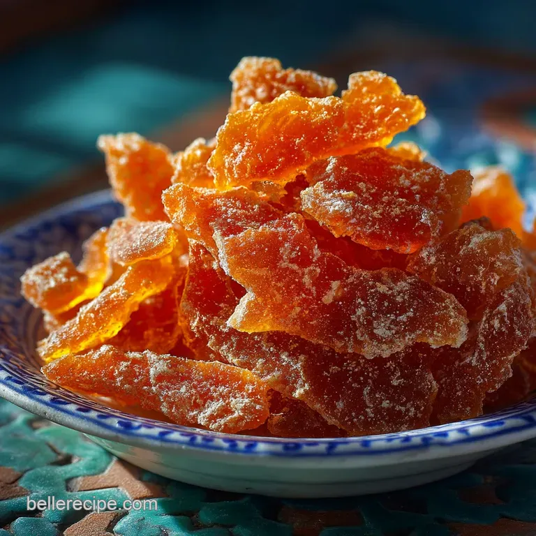 Candied Ginger: Sticky Sweet Sunshine Recipe presentation