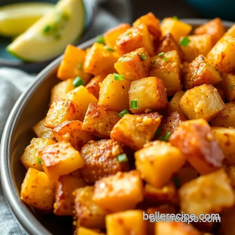 Ultimate Cheesy Fiesta Potatoes Inspired by Taco Bell presentation