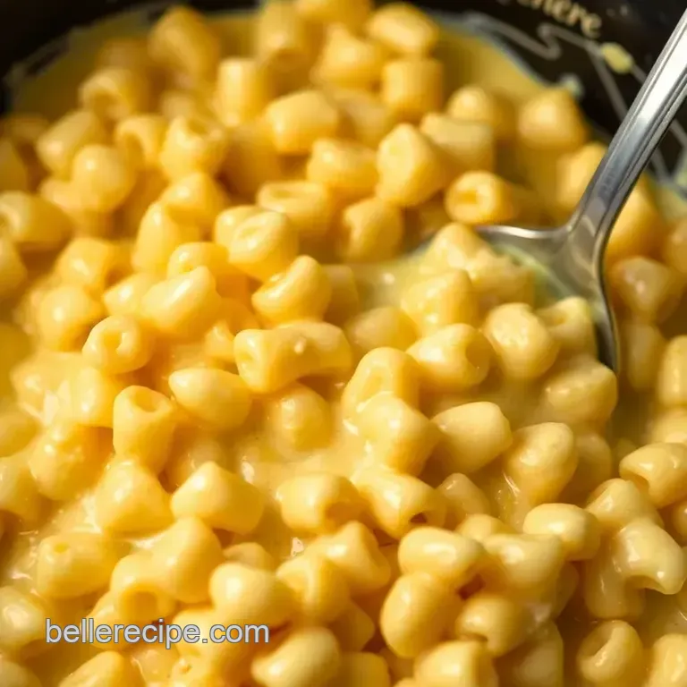 Ultimate Creamy Crockpot Mac and Cheese presentation