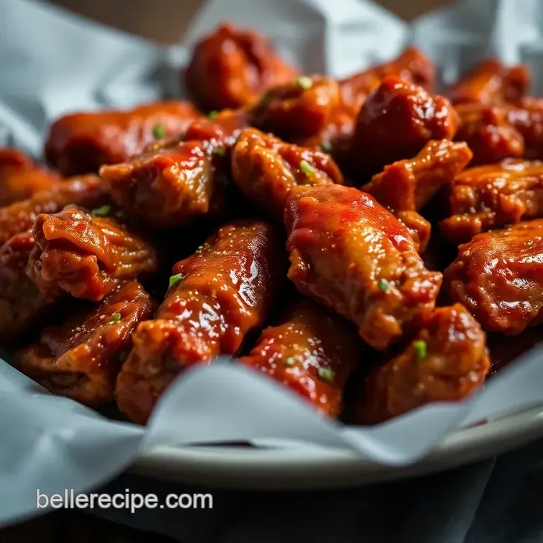 Ultimate Daytona Wings Recipe presentation