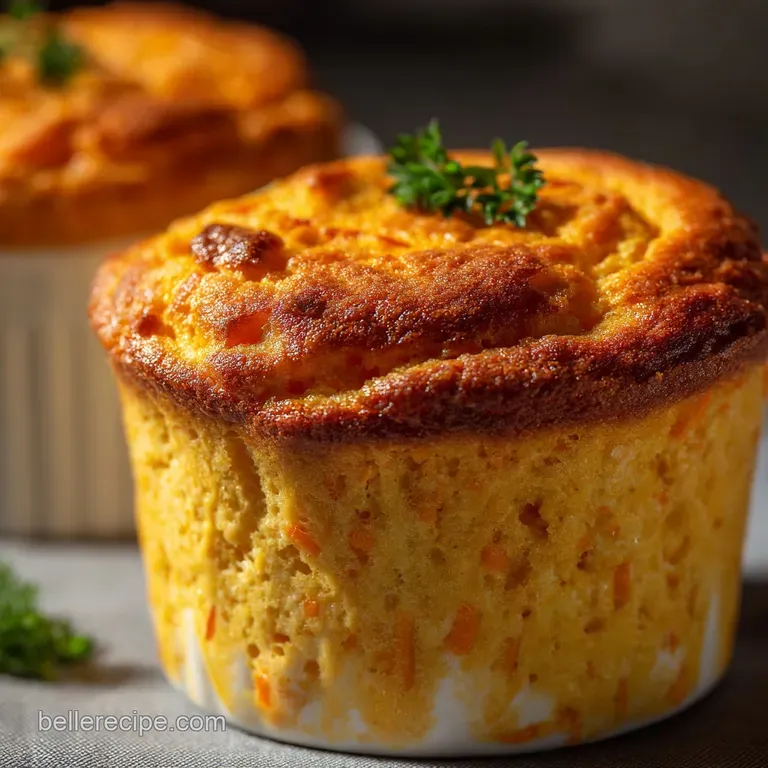 Carrot Souffle: the Ultimate Light Sweet and Perfectly Spiced Side presentation