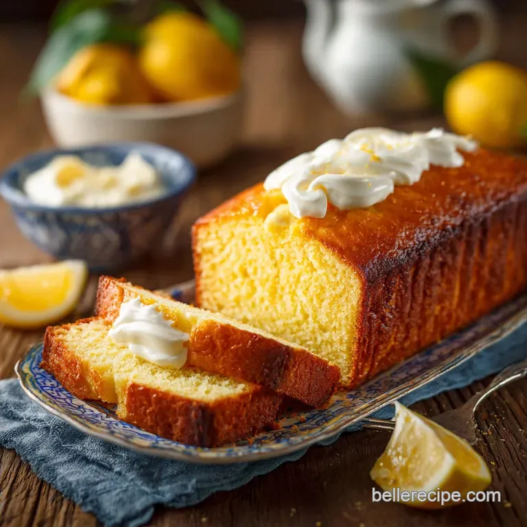 Great British BakeOff Worthy Lemon Loaf Bright Buttery Glazed
