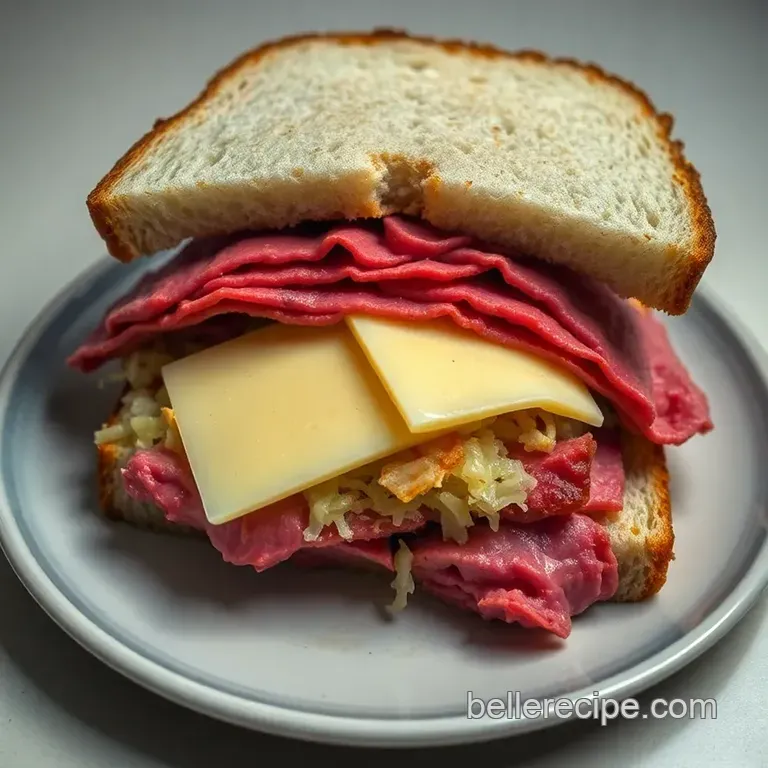 Ultimate Reuben Sandwich Recipe presentation