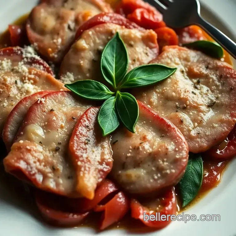 Veal Saltimbocca: Roman Holiday on Your Plate presentation