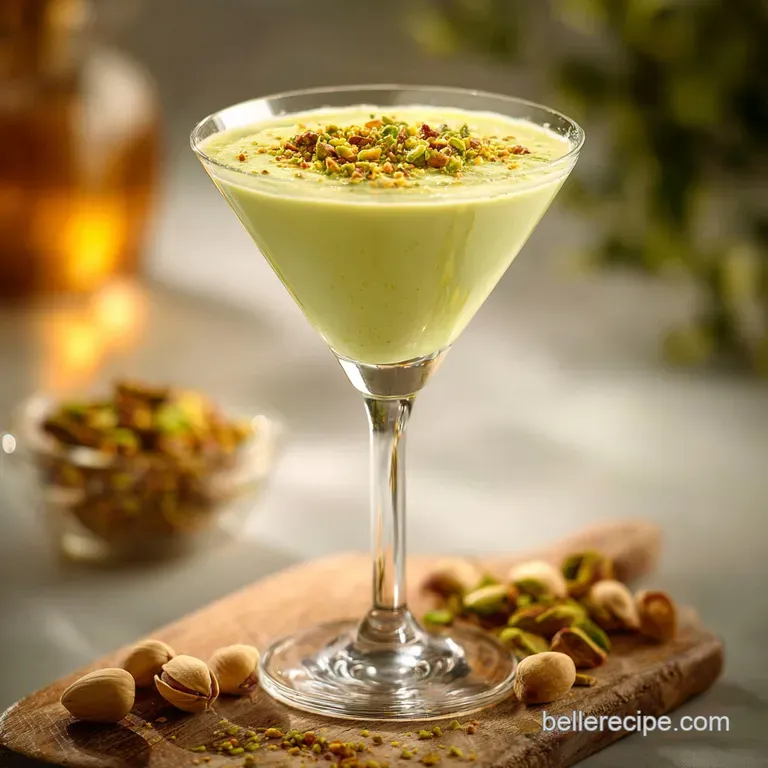The Pistachio Martini: a Silken Sip presentation