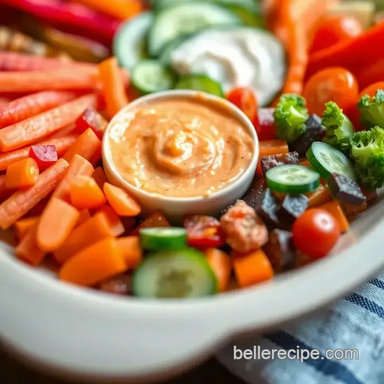 Vibrant Vegetable Tray Extravaganza presentation