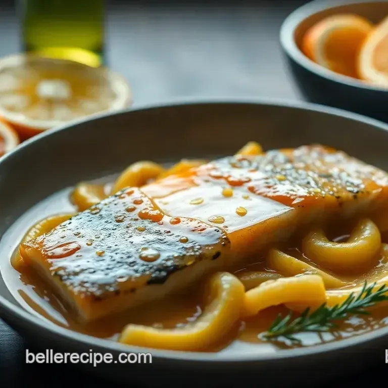 Easy & Zesty Sauce pour le Saumon: A Flavorful Glaze for Your Fish
