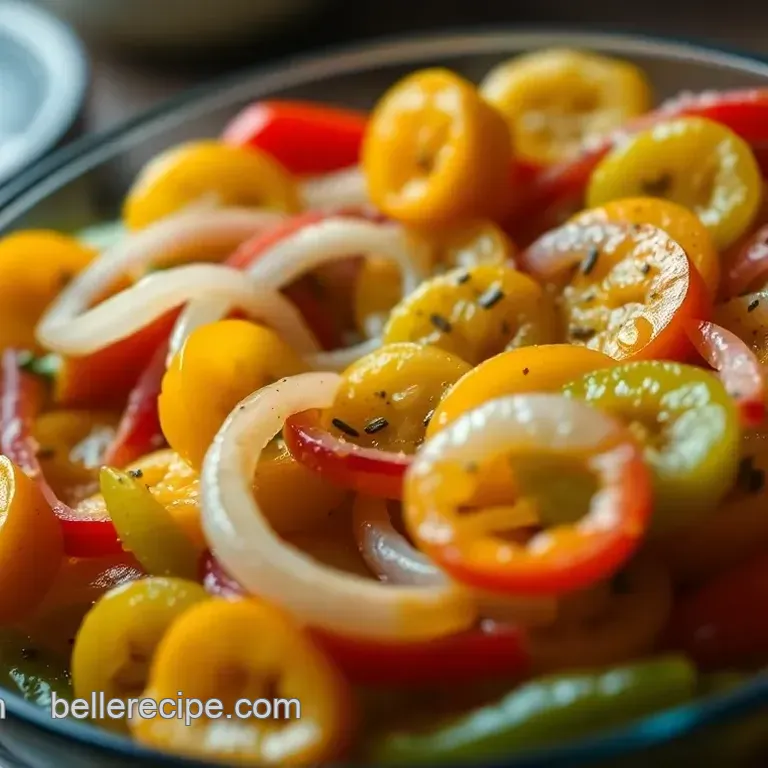 Zesty Pickled Banana Peppers
