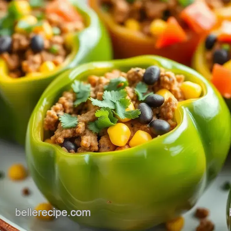 Zesty Taco Stuffed Bell Peppers