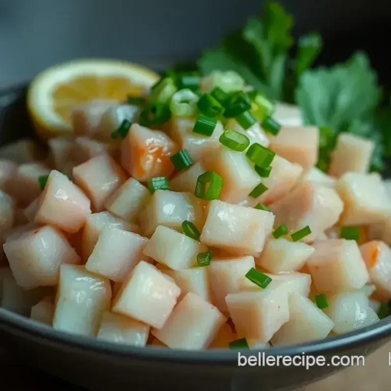 Zesty Yellowtail Poke: A Taste of the Tropics